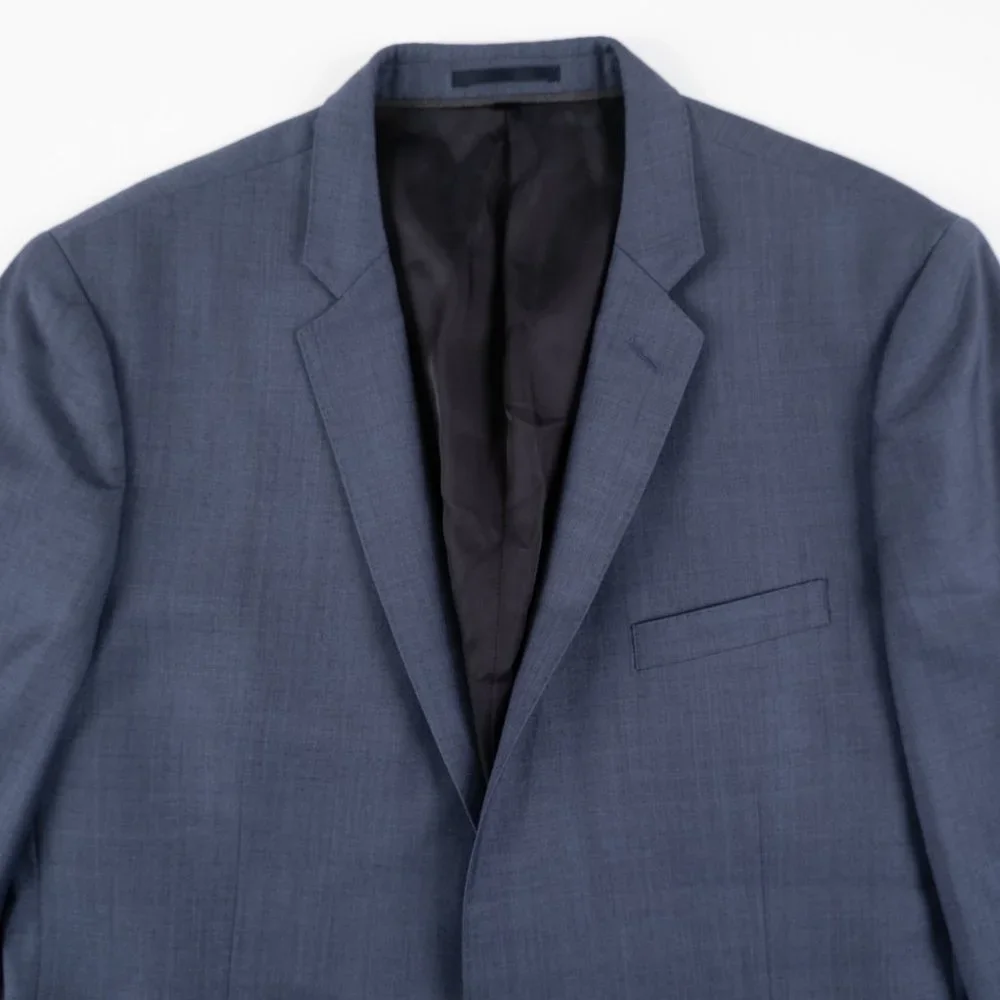 J. CREW Ludlow Slim-fit suit jacket Tollegno 1900 Italian worsted wool size 46L
